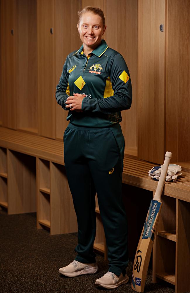 Alyssa Healy ahead of her 250th international on Sunday in a T20 match against the West Indies. Picture: Adam Yip