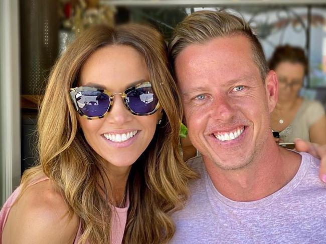 Kyly Clarke and James Courtney going strong. , , kylyclarke's profile picture, kylyclarke, #today • So many reasons to smile @jcourtney • the laughter never stops  #Jaly