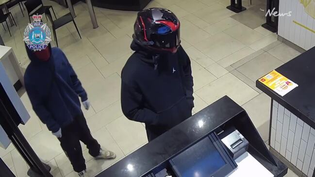 Terrifying moment man held at knifepoint