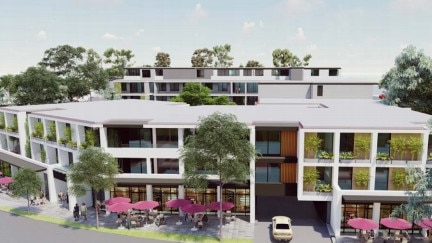 An artist's impression of the proposed “Belrose Village Square” development which the developer said would have some “non-compliances” in relation to height. Picture: Supplied