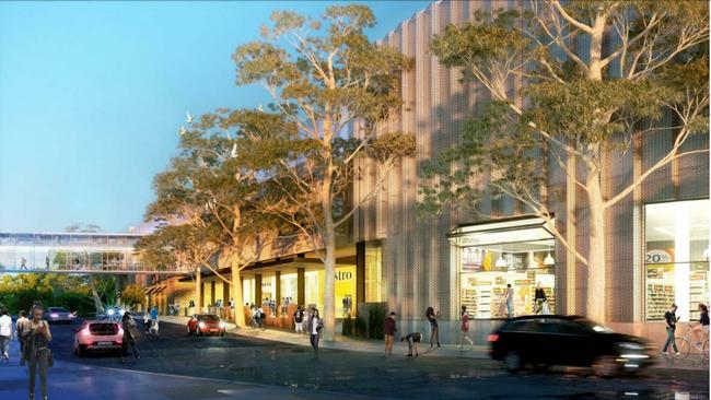 Artist’s impression of the future Marrickville Metro. Picture: AMP