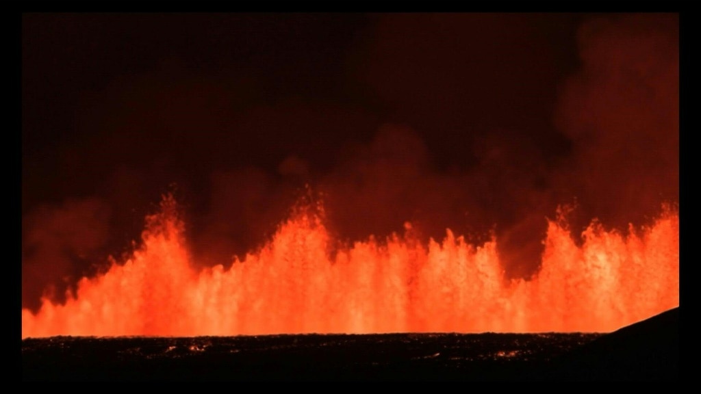 Iceland’s volcanic eruption slows as lava flows from second fissure ...