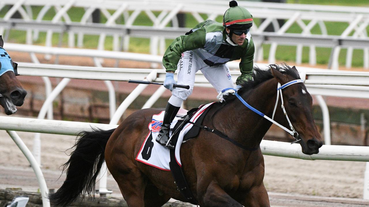 Brett Prebble riding Incentivise to win the Makybe Diva Stakes last Saturday. Picture: Getty Images