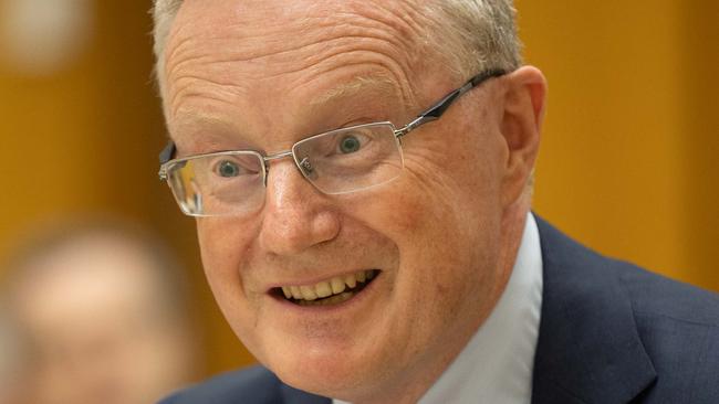 Reserve Bank Governor Philip Lowe was grilled on how many additional interest rate rises the central bank intends to deliver when he appeared before a Senate estimates committee at Parliament House in Canberra. Picture: NCA NewsWire/Gary Ramage