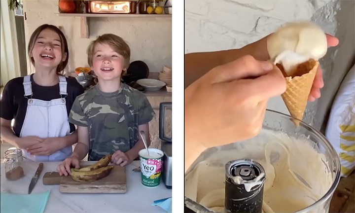 Jamie Oliver's son, Buddy, shows off his cooking skills