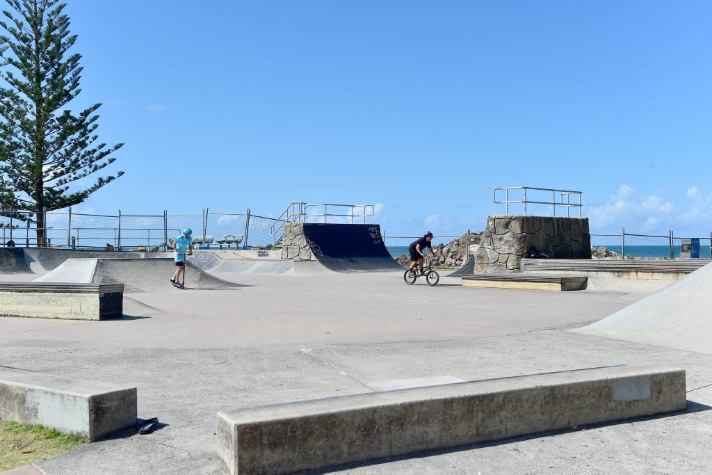 The Alex Heads skate park will get an upgrade. Picture: Che Chapman