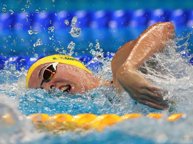 Australia's Bronte Campbell in the women's 100m Freestyle semi-final on day five of the swimming at the Rio 2016 Olympic Games. Picture. Phil Hillyard