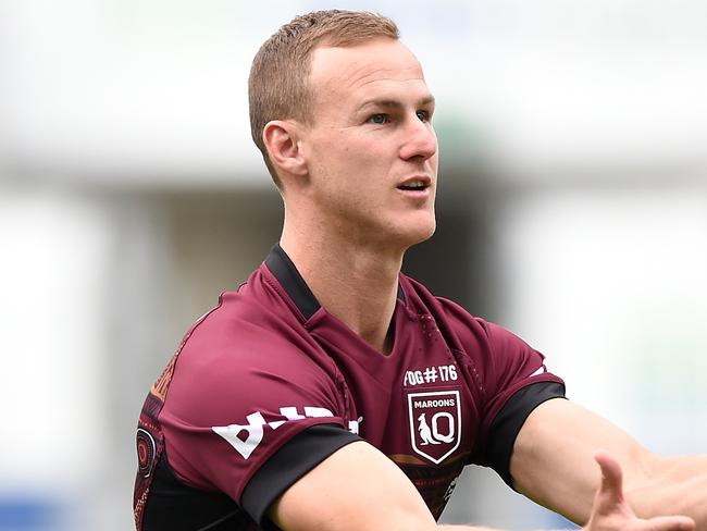 GOLD COAST, AUSTRALIA - JUNE 24: Daly Cherry-Evans during a Queensland Maroons State of Origin training session at Cbus Super Stadium on June 24, 2021 in Gold Coast, Australia. (Photo by Matt Roberts/Getty Images)