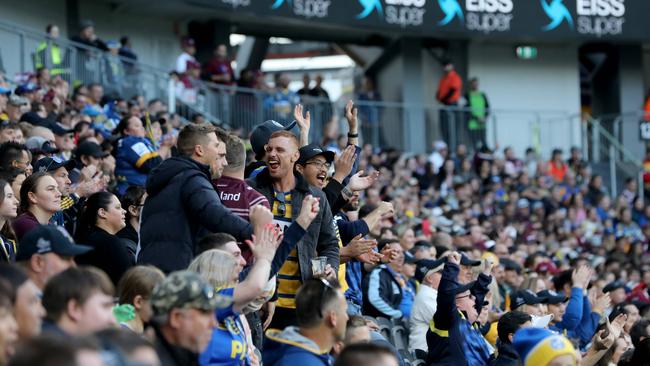 Fans will need the Covid jab if they want to pack stadiums again. Picture: Damian Shaw