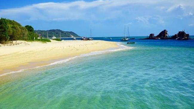 Showing off our best face ... the pristine waters of Moreton Bay in Queensland. Picture: Supplied