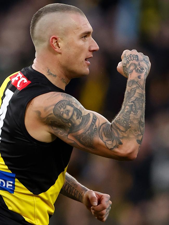 Martin announced he had played his last game on Tuesday. Picture: Michael Willson/AFL Photos via Getty Images