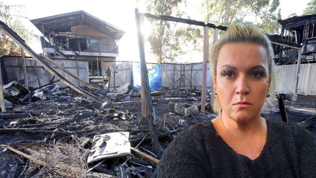 A Russell Island family died in a fire in August. Pictures: Contributed. Resident Nicola Delamere says it is unfair to slug island residents an additional $500 insurance excess fee.