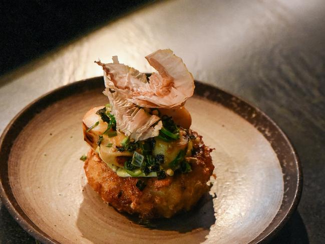 Okonomiyaki at Aurora restaurant, Light Square . Picture: Jack Fenby