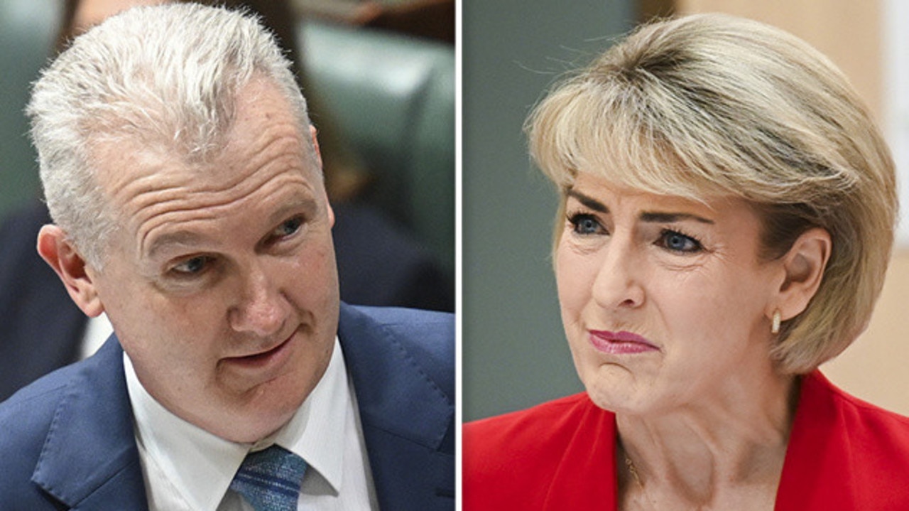 Michael Burke and Michaelia Cash.