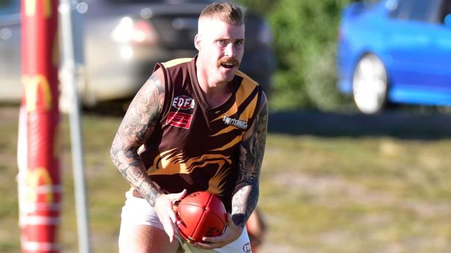 Hadfield tasted success after 34 games without a win on Saturday. Picture: Jamie Morey.