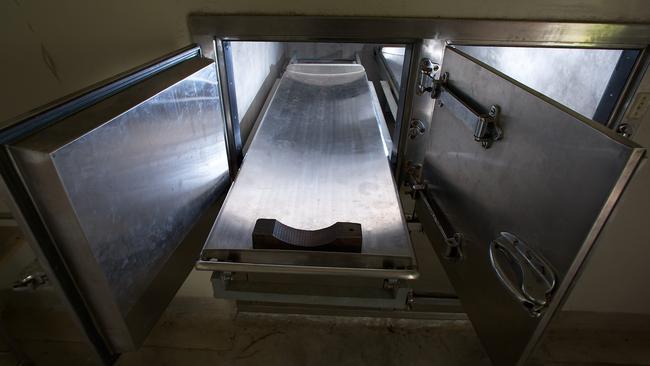 The morgue at Aradale Asylum at Ararat. Picture: Rob Leeson