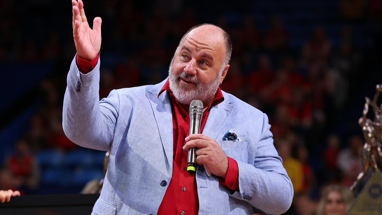 Craig Hutchison at Perth Wildcats game at RAC Arena in January this year. Picture: Getty Images