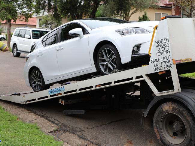 The hatchback police suspect was used in the shooting. Picture: NSW Police