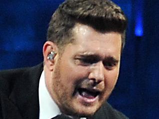 Michael Buble concert at Brisbane Entertainment Centre.Tuesday February 4, 2020. (AAP image, John Gass)