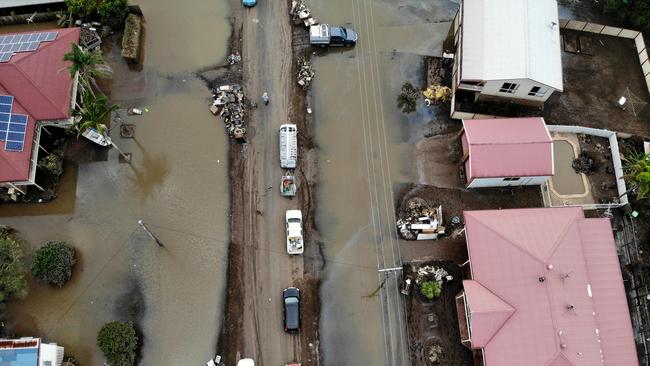 Thousands of homes were destroyed after record rains and flooding hit several towns in NSW’s Northern Rivers. Picture: Toby Zerna