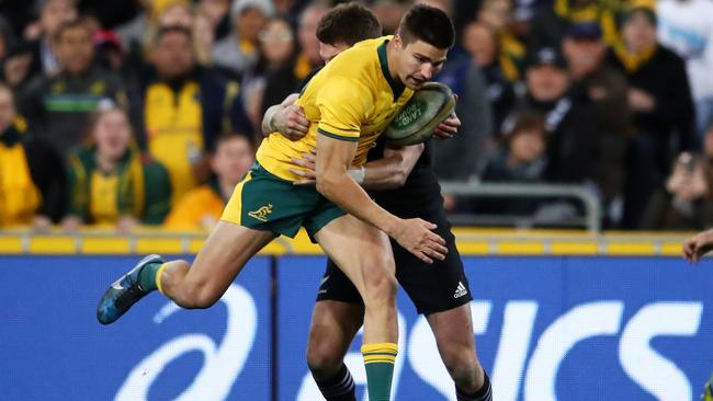 Jack Maddocks gets his chance on the wing. Picture: Getty.