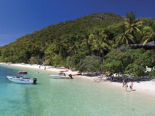 BEACH: Fitzroy Island is a 45-minute fast cat ride from Cairns