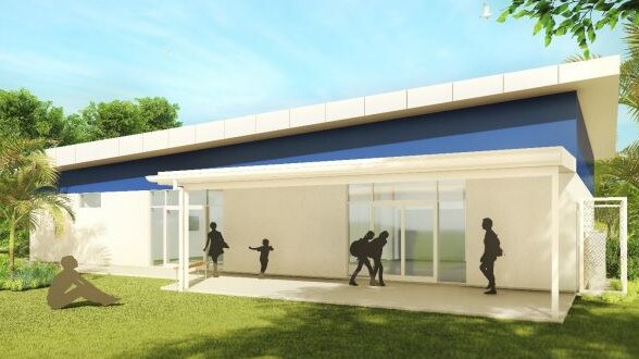 Artist impressions of the new Trinity Beach Community Hall. Picture: Cairns Regional Council