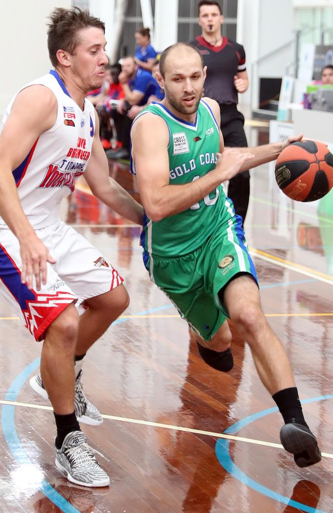 Rhys Martin in action for Gold Coast in 2019. Picture: Richard Gosling