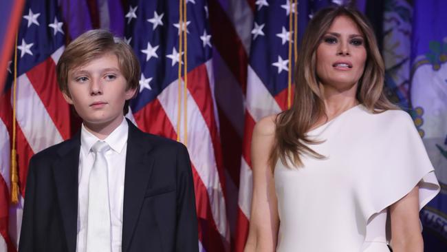 Melania Trump made a conscious decision to keep her son out of the spotlight during Donald Trump’s campaign.
