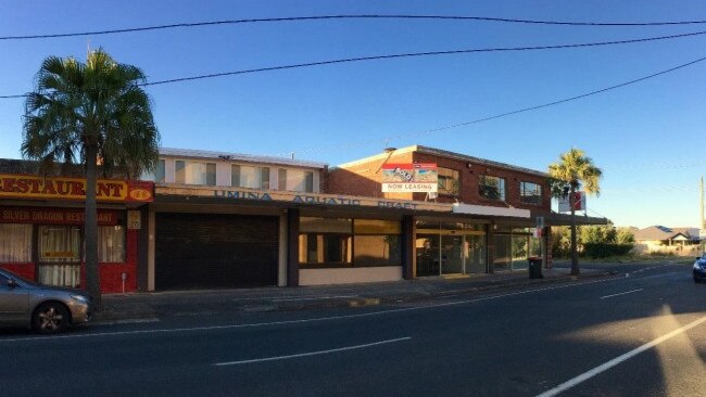 Existing buildings at 211 to 213 West Street Umina Beach.