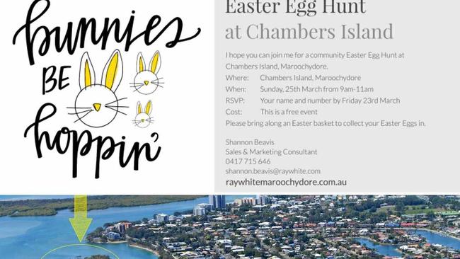 Your map to Easter egg hunting on Chambers Island