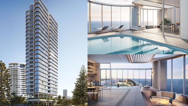 Artist impression of the Monaco tower in Main Beach from Ignite Projects.