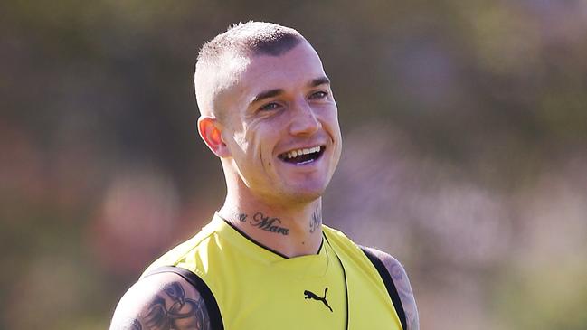 Another tag could come Dustin Martin’s way this weekend when Richmond plays GWS Giants. Picture: Michael Dodge/Getty Images.