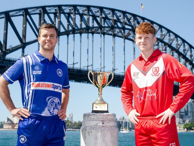 (L-R) Dan Solway (Bankstown) and Ollie Rayner (St George) will face off in the first match on Sunday. Picture: Ian Bird Photography