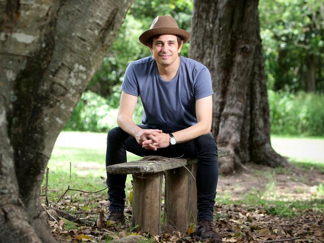 Come write with me ... acclaimed author Trent Dalton has an invitation for Aussie youngsters. Picture: Steve Pohlner