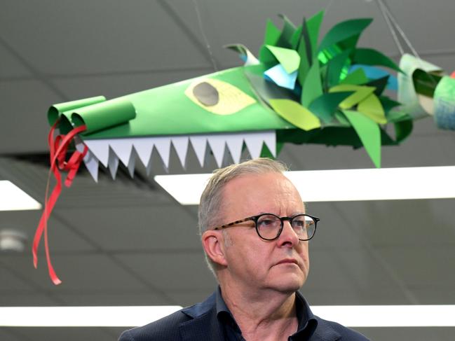 Australian Prime Minister Anthony Albanese speaks to the media in Darwin. PICTURE: Lukas Coch/ Pool/ NCA NewsWire