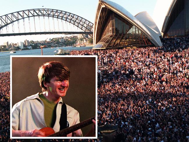 Crowded House's 1996 farewell concert.