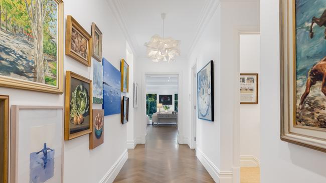 The home’s grand entry hall.