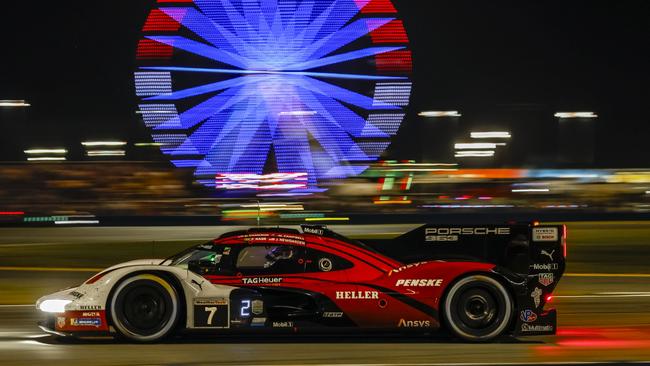 Matt Campbell and Porsche Penske Motorsport won the 2024 Rolex Daytona 24 Hour. Picture: Porsche