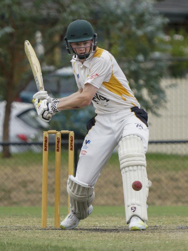 Mentone batter Ed McGarry.