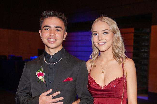 Robert Parker and Audrey van Lint at St Patrick's formal, July 30, 2022. Picture: Michaela Harlow