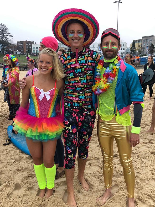 Crowds begin to gather at Sydney's Bondi Beach. Picture: Fiona Wingett