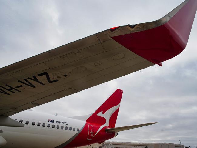 MELBOURNE AUSTRALIA - NewsWire Photos FEBRUARY 27, 2025: Generic photo of Qantas and Jetstar planes in  MelbournePicture: NewsWire / Luis Enrique Ascui