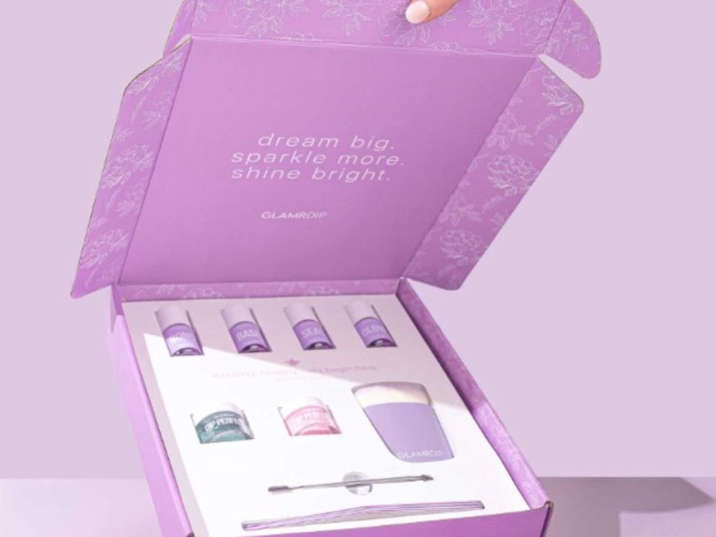 Salon-quality nails everyday with GLAMRDiP's Salon Ultimate Kit. Picture: GLAMRDiP