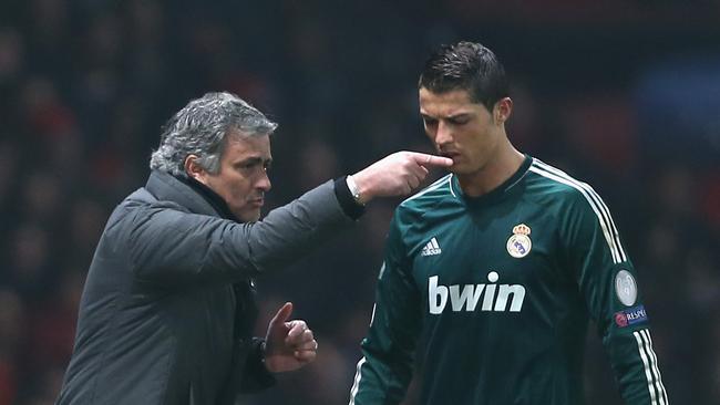 Jose Mourinho and Cristiano Ronaldo.