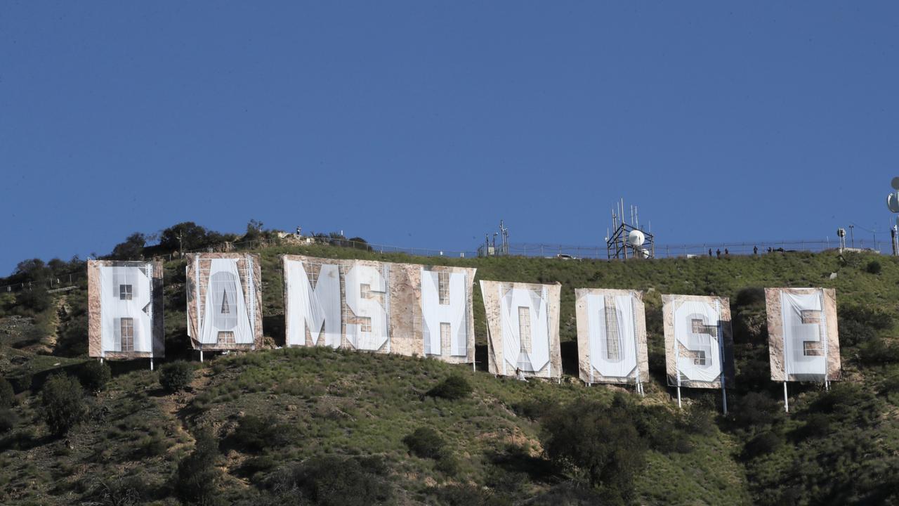 la rams hollywood sign