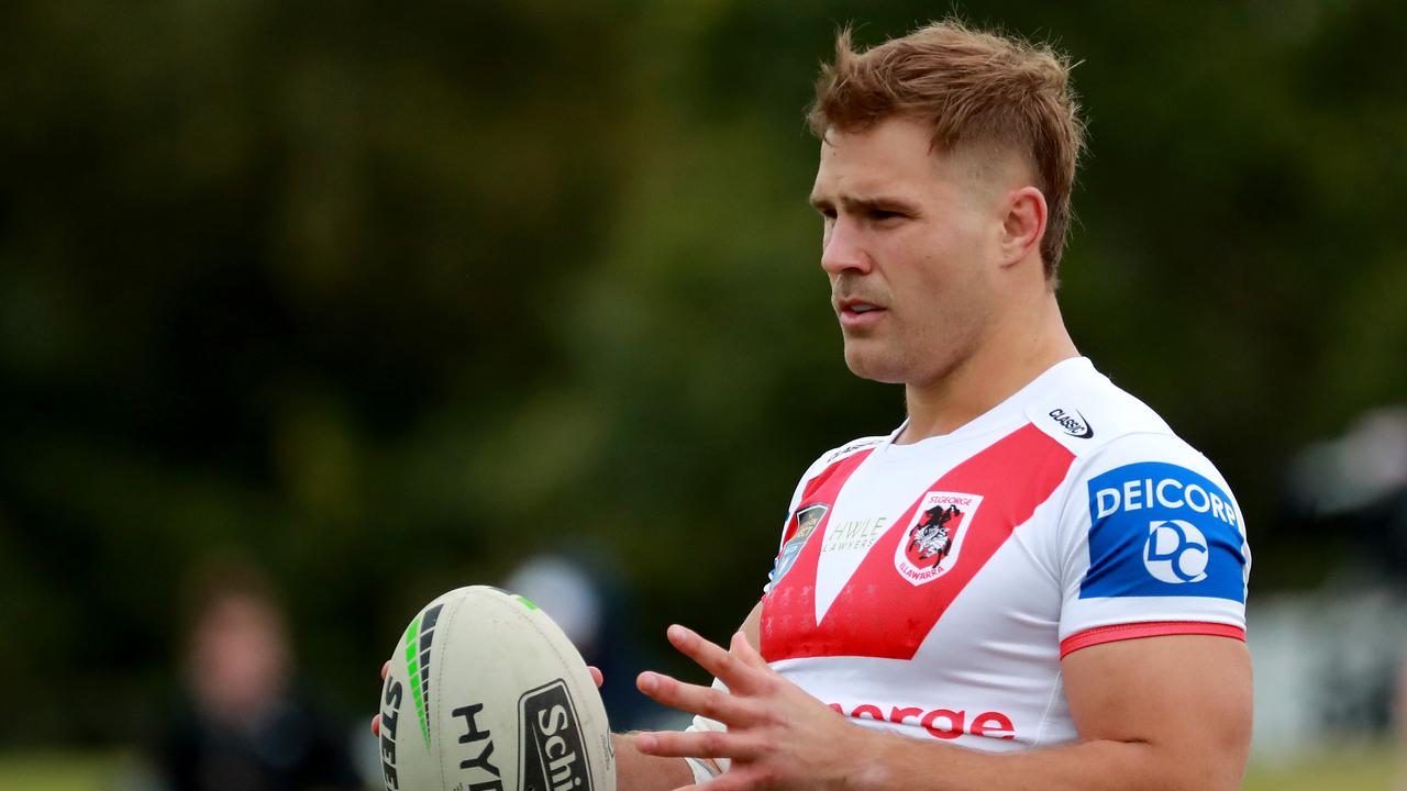 Jack de Belin will come off the bench against the Broncos on Thursday night. Picture: Jeremy Ng/Getty