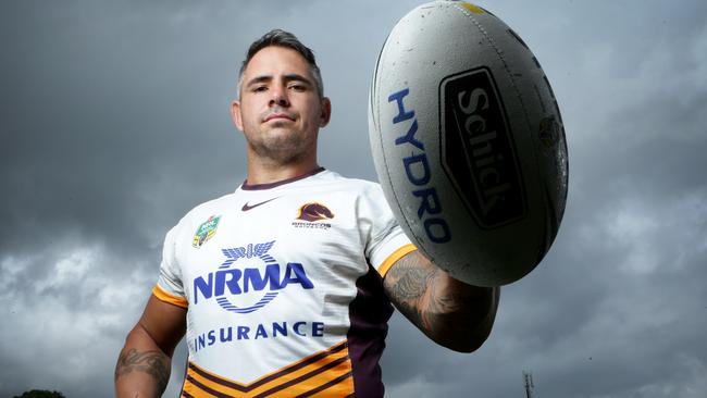 Brisbane Broncos captain Corey Parker. Picture: Darren England.