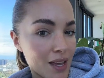 Australian model Olivia Molly Rogers claims an Uber driver failed to deliver her property. Picture: TikTok