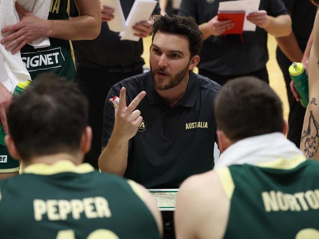 Jacob Chance led the Boomers to back-to-back 50-point wins during Asia Cup qualifying. Picture: Getty Images